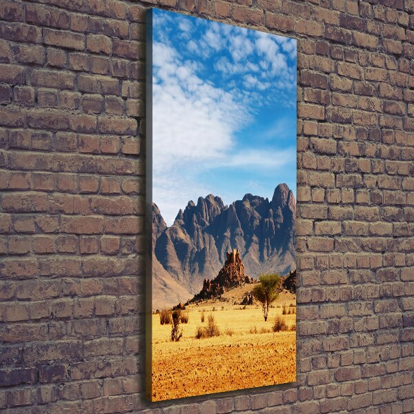 Impresión en lienzo vertical Desierto de Namibia