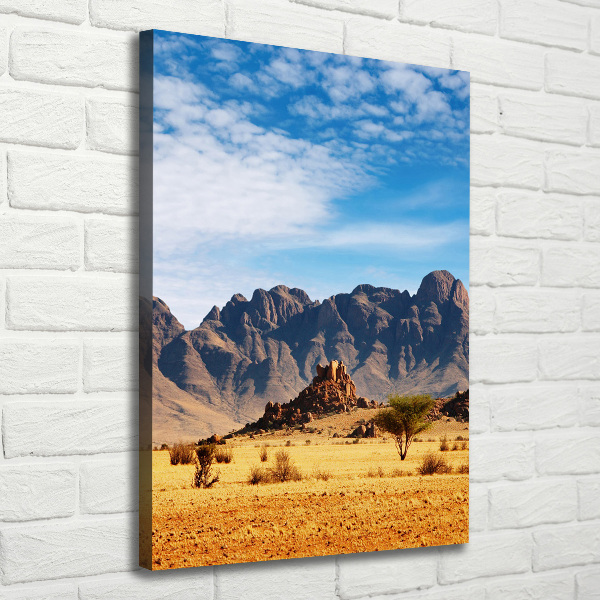 Impresión en lienzo vertical Desierto de Namibia