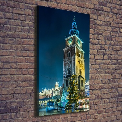 Cuadro moderno en lienzo resistente uv vertical Cracovia, Polonia