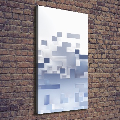 Fotografía en lienzo vertical Abstracción cúbica