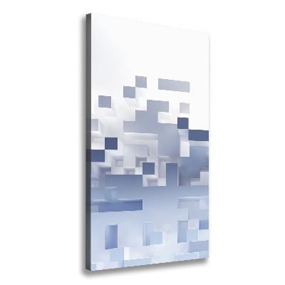 Fotografía en lienzo vertical Abstracción cúbica