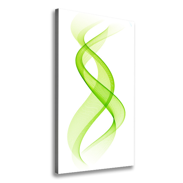 Cuadro moderno en lienzo resistente uv vertical Ondas de colores