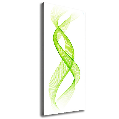 Cuadro moderno en lienzo resistente uv vertical Ondas de colores