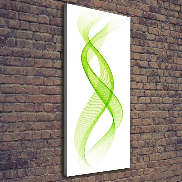 Cuadro moderno en lienzo resistente uv vertical Ondas de colores