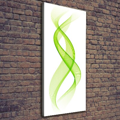 Cuadro moderno en lienzo resistente uv vertical Ondas de colores