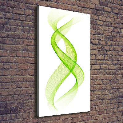 Cuadro moderno en lienzo resistente uv vertical Ondas de colores