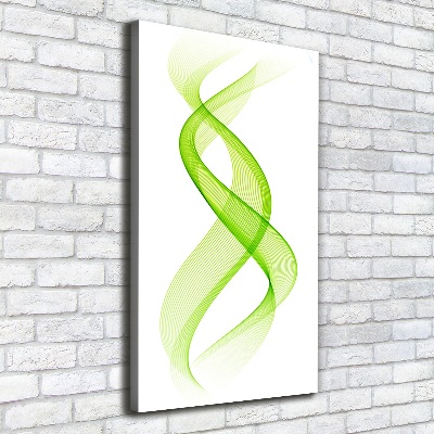 Cuadro moderno en lienzo resistente uv vertical Ondas de colores