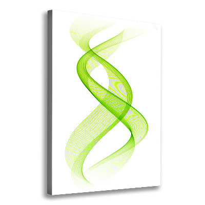 Cuadro moderno en lienzo resistente uv vertical Ondas de colores