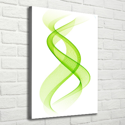 Cuadro moderno en lienzo resistente uv vertical Ondas de colores