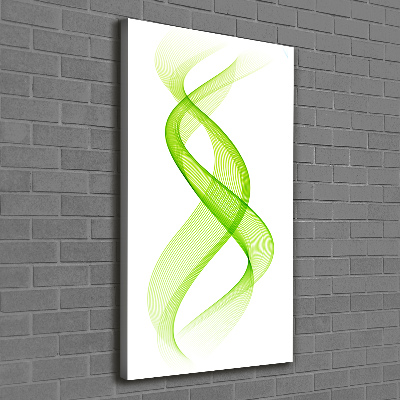 Cuadro moderno en lienzo resistente uv vertical Ondas de colores