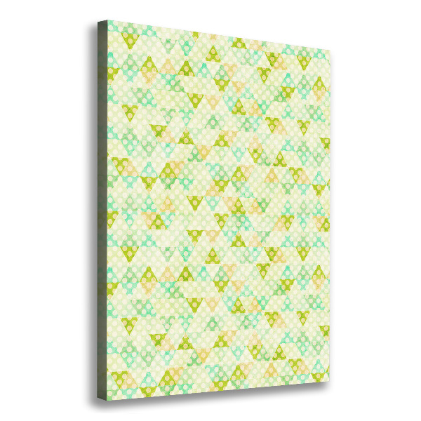 Fotografía en lienzo vertical Fondo geométrico