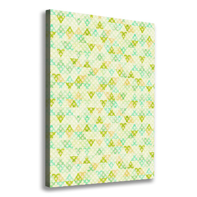 Fotografía en lienzo vertical Fondo geométrico