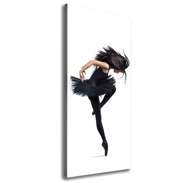 Cuadro canvas decorativo para salón vertical Bailarina