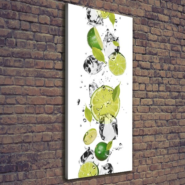 Impresión en lienzo vertical Cal y agua