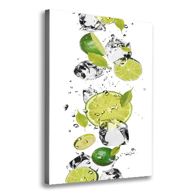 Impresión en lienzo vertical Cal y agua