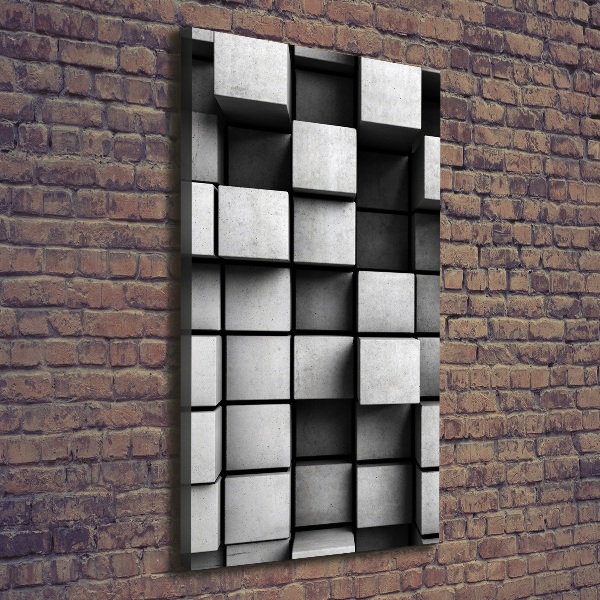 Cuadro moderno en lienzo resistente uv vertical Abstracción