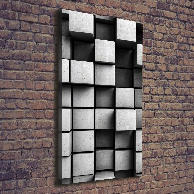 Cuadro moderno en lienzo resistente uv vertical Abstracción