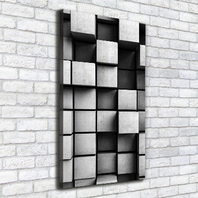 Cuadro moderno en lienzo resistente uv vertical Abstracción