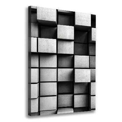 Cuadro moderno en lienzo resistente uv vertical Abstracción