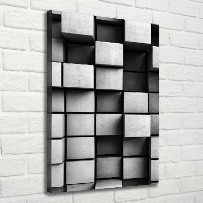 Cuadro moderno en lienzo resistente uv vertical Abstracción