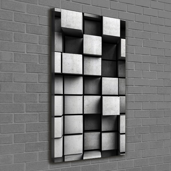 Cuadro moderno en lienzo resistente uv vertical Abstracción