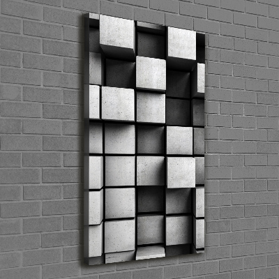 Cuadro moderno en lienzo resistente uv vertical Abstracción