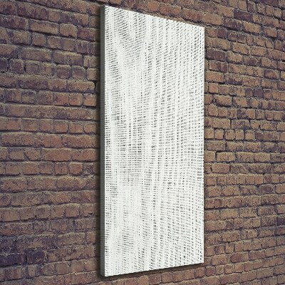 Fotografía en lienzo vertical Lienzo de lino blanco