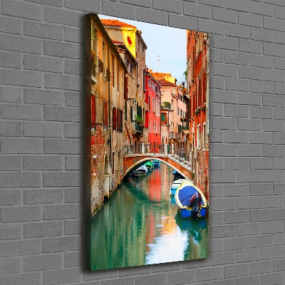 Fotografía en lienzo vertical Venecia, Italia