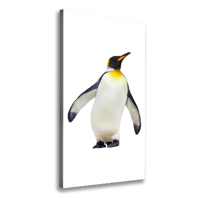 Cuadro canvas decorativo para salón vertical Pingüino