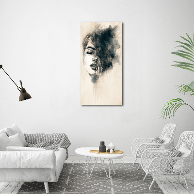 Impresión en lienzo vertical Mujer abstracta