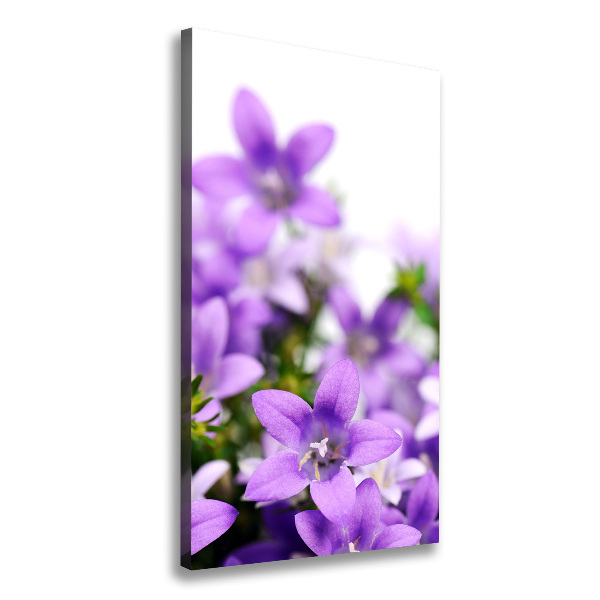 Impresión en lienzo vertical Campanas moradas