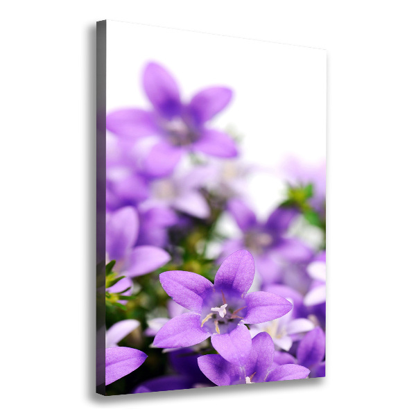 Impresión en lienzo vertical Campanas moradas