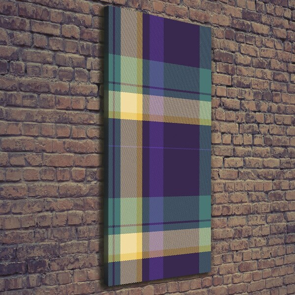 Impresión en lienzo vertical Textura a cuadros