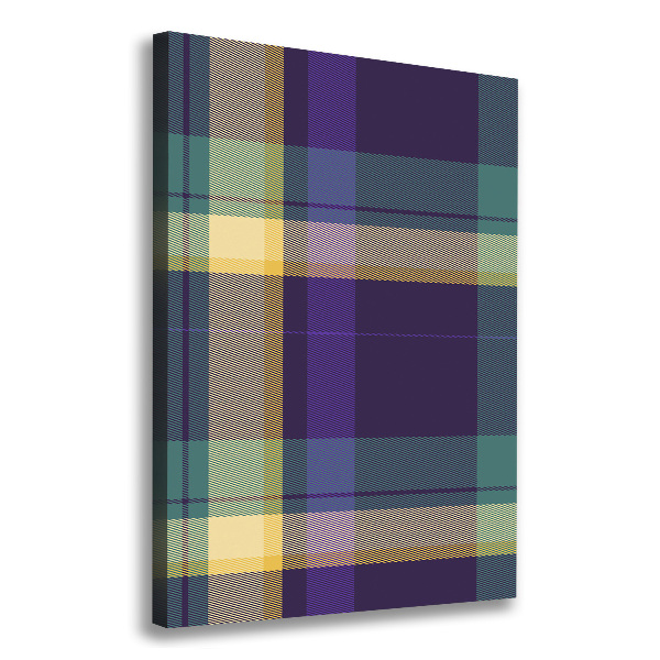 Impresión en lienzo vertical Textura a cuadros