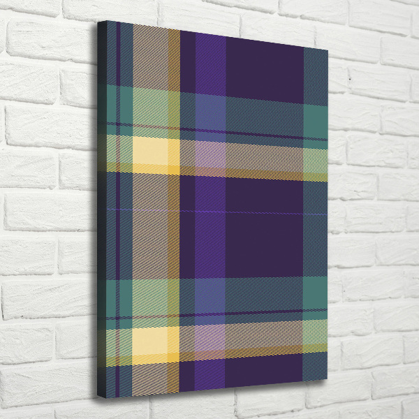 Impresión en lienzo vertical Textura a cuadros