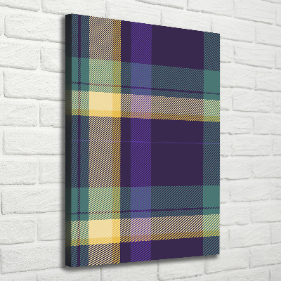 Impresión en lienzo vertical Textura a cuadros