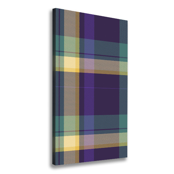 Impresión en lienzo vertical Textura a cuadros