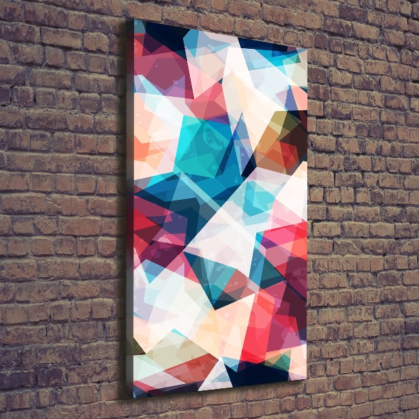 Fotografía en lienzo vertical Mosaico abstracto