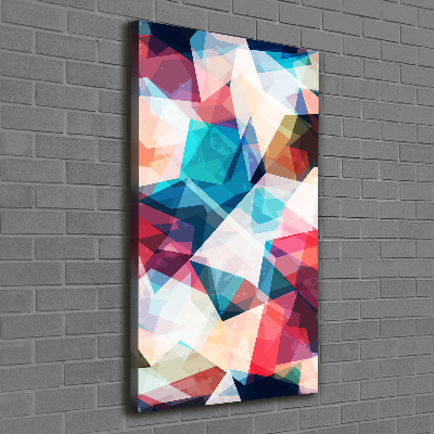 Fotografía en lienzo vertical Mosaico abstracto