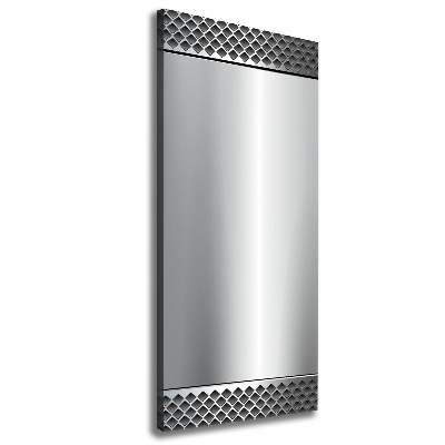 Fotografía en lienzo vertical Fondo de metal