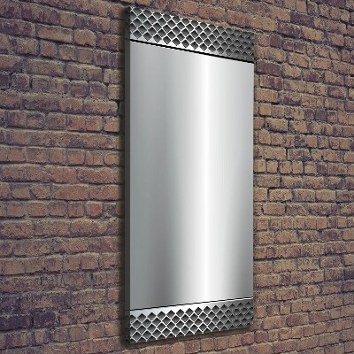 Fotografía en lienzo vertical Fondo de metal