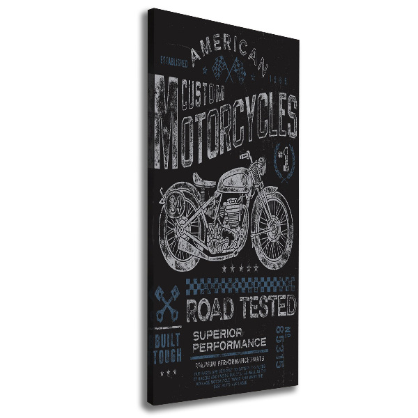 Impresión en lienzo vertical Automotor