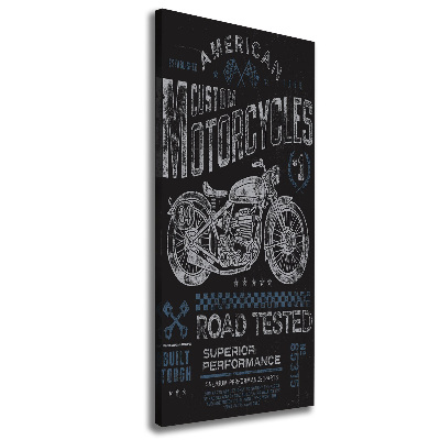 Impresión en lienzo vertical Automotor