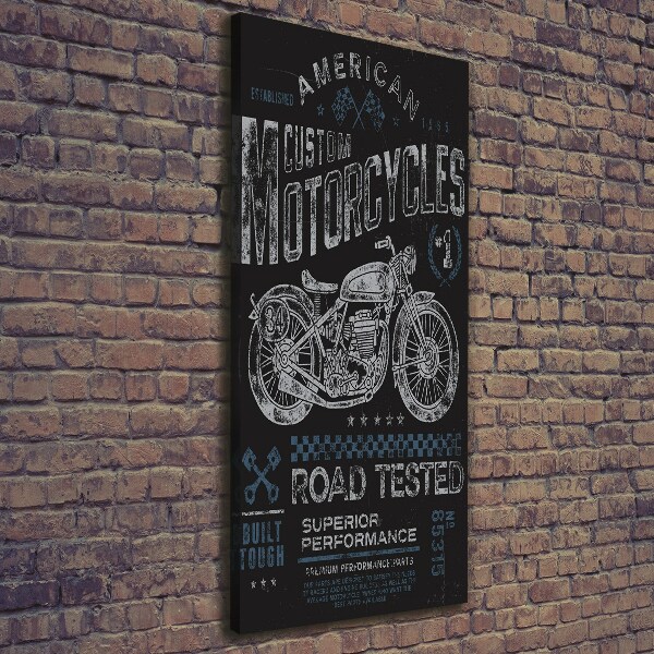 Impresión en lienzo vertical Automotor