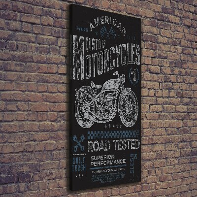 Impresión en lienzo vertical Automotor