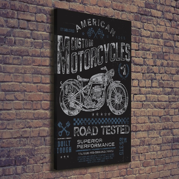 Impresión en lienzo vertical Automotor