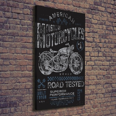 Impresión en lienzo vertical Automotor