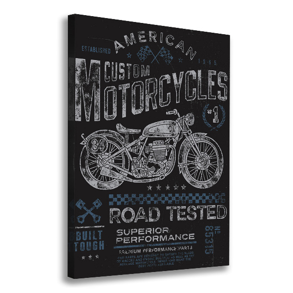 Impresión en lienzo vertical Automotor