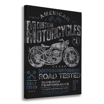 Impresión en lienzo vertical Automotor