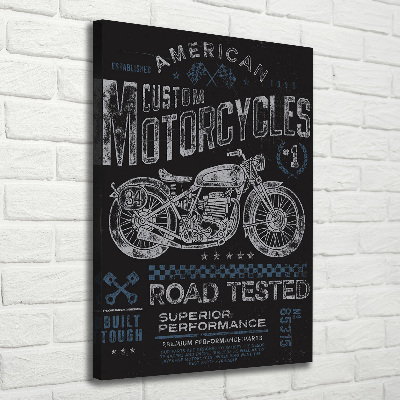 Impresión en lienzo vertical Automotor